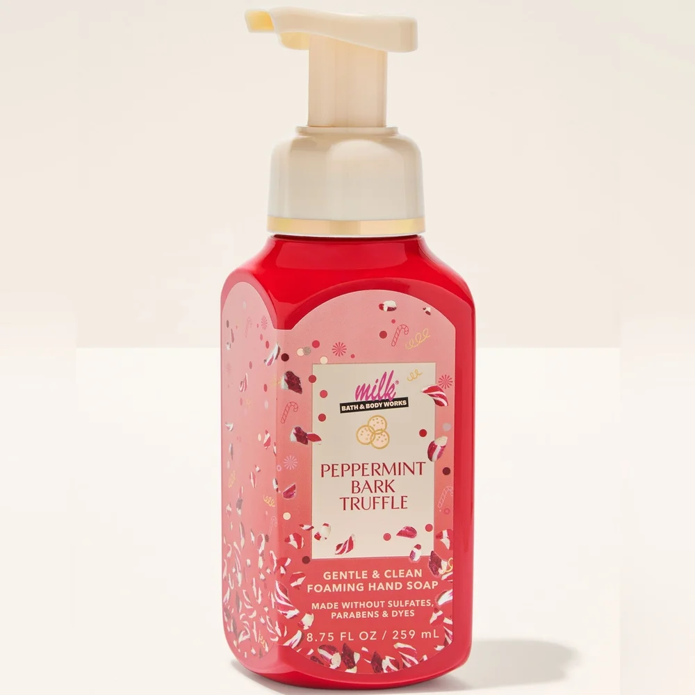 Bath Body Works Milk Bar Dessert Gentle Foaming Hand Soap Set of 4 NEW 8oz Each